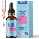 JoySpring LingoLeaf - flydende kids Formel med Zeolite Clinoptilolite, Methylerede B12 & D3-vitamin124; Gentle Daglig støtte til børns wellness124; Age 3 + Mester124; (1fl oz) 30 Tjenester