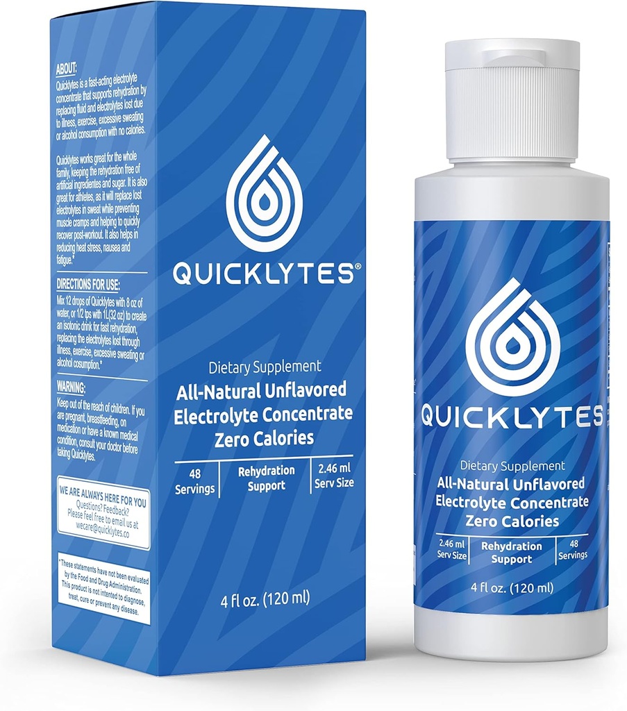 Elektrolyter supplement til hurtig hydration • 124; ingen kalorie ingen sukker • 124; kalium, magnesium & natrium • 124; ben Cramp Relief • 124; 48 Serveringer (1 flaske)
