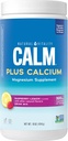 Naturlig Vitality rolig, Magnesium & Calcium supplement, Drink Mix Powder understøtter en sund reaktion på stress, Gluten Free, Vegan, & Non- GMO, Raspberry Lemon, 16 oz