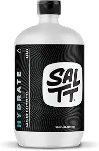 SALTT Hydrate Electrolyte Drops - Keto Diets - Intermittent Fasting - immunforsvar - Gluten & Sugar Free - Paleo - Natrium, Magnesium, Kalium & Trace Minerals - Unflavored - 18,6 fl oz