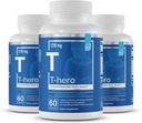 Væsentlige elementer Mandlige sundhed Supplement - Muskel Support & T- Sundhed med DIM, Ashwagandha, Shilajit, Mere Budd124; T- Hero 60 Vegan Kapsler (3- Pack)