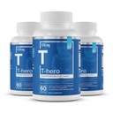 Væsentlige elementer Mandlige sundhed Supplement - Muskel Support & T- Sundhed med DIM, Ashwagandha, Shilajit, Mere Budd124; T- Hero 60 Vegan Kapsler (3- Pack)