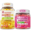 Bundle: Ingefær Chews Supplement Gummies & Inositol Gummies Ideal 40: 1 Ratio Myo & D-Chiro Inositol