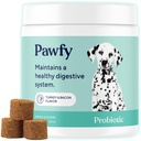 Pawfy Probiotika til hunde Budding- 124; understøtter fordøjelsessygdomme, Diarré til små, store hunde Budding- 124; Forbedrer Gut Sundhed Budding- 124; Anti Gær Kosttilskud Budding- 124; Skin Sundhed Sæsonallergi Support - 30 Chews (Bacon)