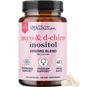 Myo- Inositol & D- Chiro Inositol for Hormone Balance for Women124; Fertilitet, Ovarial Health & Cycle Support Б124; Ideal 40: 1 Ratio, Myoinositol 2000mg & D Chiro 50mg Б124; Ovarial Support Vitamin Б124; 120 Ct.