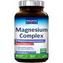 Innate Vitality Magnesium Complex - Magnesium Glycinat, Malat, Citrate, Oxide, 4-in-1 Formel for energi, Bones & Nerves, Vegan & No Gluten, 90 Kapsler