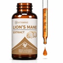 Lions Mane Liquid - Lions Mane Tincture for Memory, Focus & Clarity - Lions Mane Supplement - Lions Mane - Lion Mane Mushroom Supplement - Nootropics Brain Support Supplement - (1 pakke)