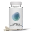 InfiniWell Defend Bone & immun Support - Vitamin A, D3 & K2 Supplement - Biotilgængelige ingredienser i aktive ernæringsformer - Støtte Knoglestyrke, hjerte sundhed & mere (60 kapsler)