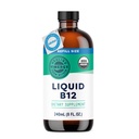 Vimergy Liquid B12 Refill - Fast- Absorbing Brain Support - Energistøtte Supplement - USDA Certified Organic, Vegan, Non- GMO - 240 Servere (240 ml)