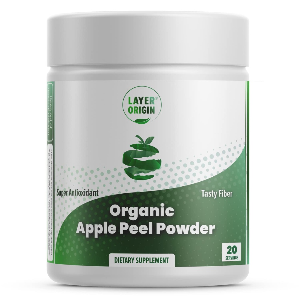 Layer Origin Organic Apple Peel Powder Boost Akkermansia og Bifidobakterier