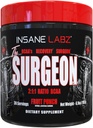 Insane Labz The Surgeon BCAA Recovery Powder - Forgrenet Chain Amino Acid Post Workout Drink for Muscle Recovery - 30 Srvgs (30 Servere (pakke med 1), Fruit Punch)