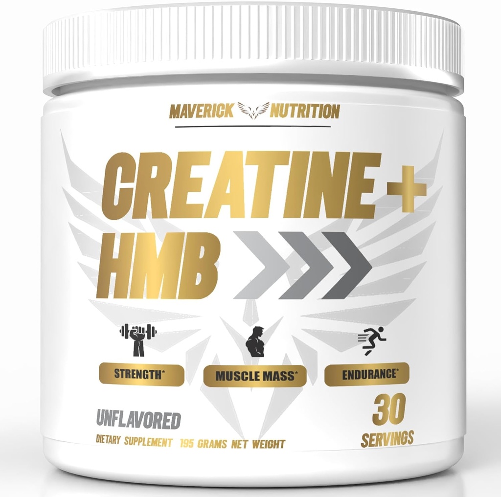 Creatin HMB - Creatin Powder for mænd - Creatin Powder - Creatin Supplement - Creatin for mænd - HMB Creatin - Creatin HMB Powder - Creatin - Creatin monohydrat - 30 Servering - Unflavored