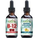 Hvorfor ikke naturlige økologiske B12 dråber og flydende Marine Collagen med biotin