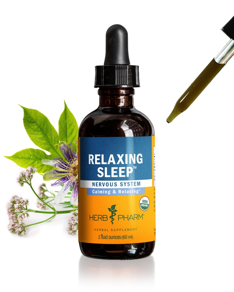 Herb Pharm Relaxing Sleep Herbal Formel med Valerian Liquid Extract - 2 Oz
