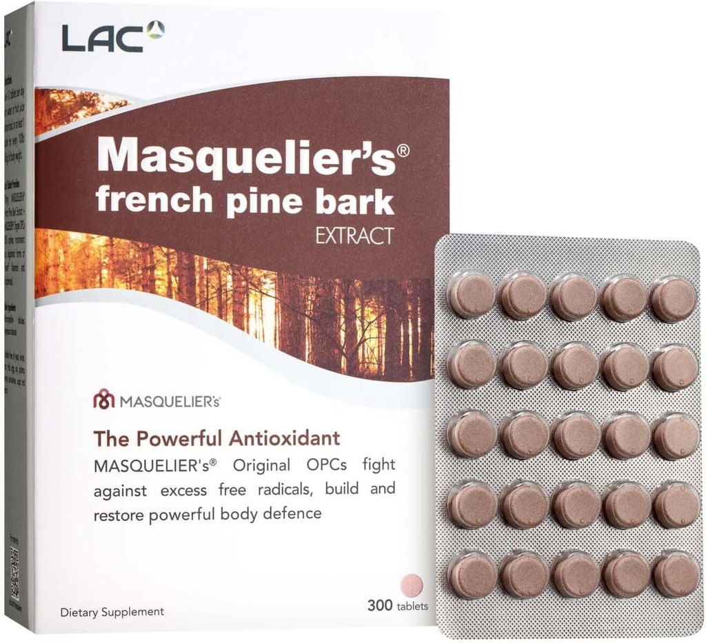 LAC Masqueliers Pine Bark Extract (300 tabletter)