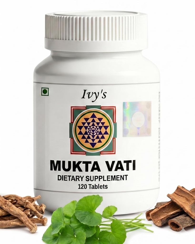 Ivy 's Mukta Vati Herbal Tablets - Ayurvedic Formel
