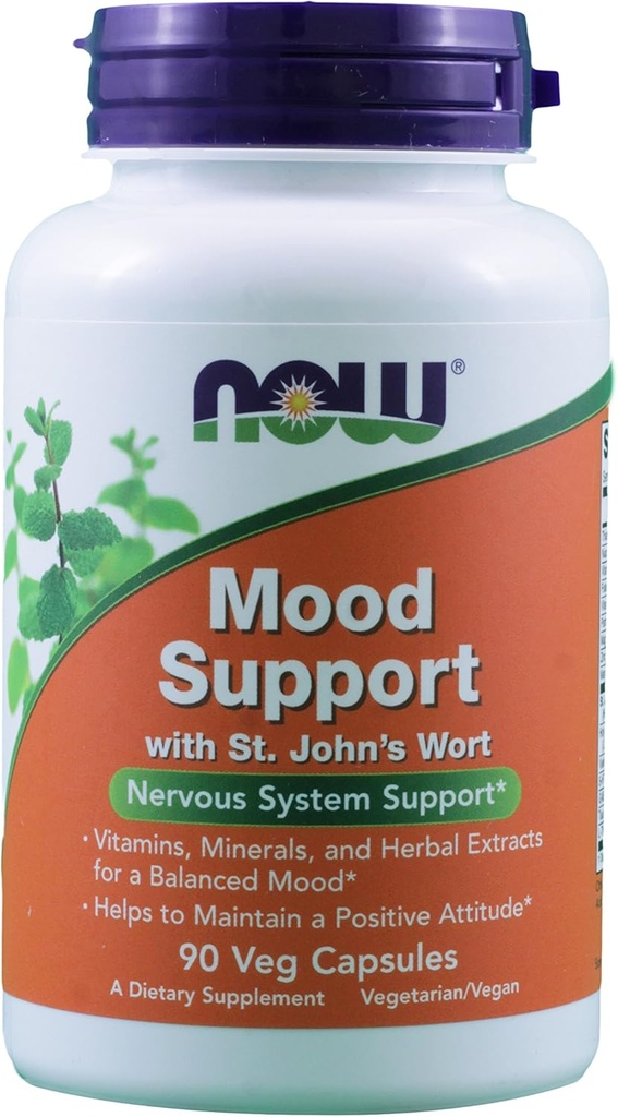 Nu fødevarer Mood støtte med St Johns Wort 180