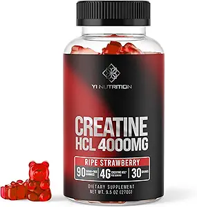 Creatin HCL Gummy - Verdens første 400MG Creatin HCL Gummies 90 Greve (90 Greve)