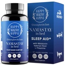 Naturlig sovestøtte til voksne med lav dosis Melatonin 0, 5 mg - Valerian Root + Magnesium Glycinate + L- Theanine supplement, kamille + 124; Ingen morgen Grogginess • 124; Non- Habit Forming • 124; Plantbaserede piller, 60 Ct