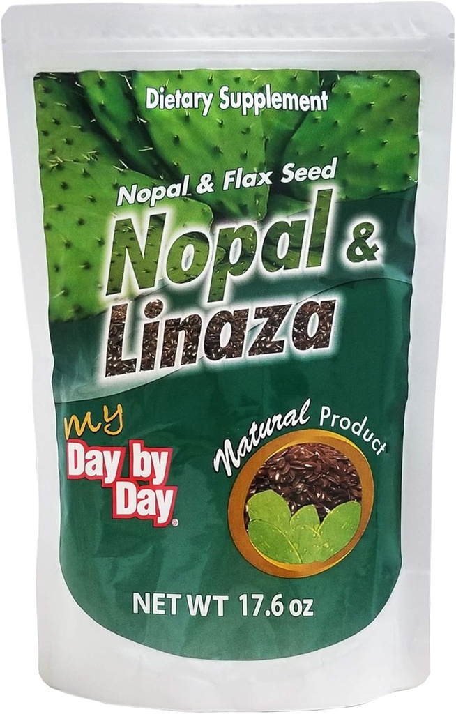 Min dag efter dag, Nopal og Hør Seed, Natural Fiber, 17.6 Oz, Bag