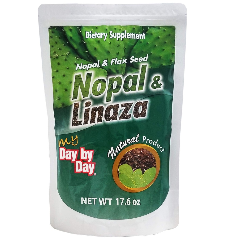 Min dag efter dag, Nopal og Hør Seed, Natural Fiber, 17.6 Oz, Bag
