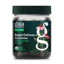 Gaia Urter Organic Immunative Rapid Defense Gummies - Understøtter Immunitet - med Propolis, Ingefær og Echinacea - 60 Vegan Gummies (30- Day Supply)