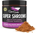 Super snouts Super svampe Mushroom immunsupport supplement til hunde og katte, 2.64 oz - Made in USA Organic Non- GMO, Immunsundhed for stærk immunitet, 7 Mushroom Blend Powder
