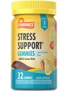 Sundance Stress Support Gummees 124; 32 Greve Budding 124; med GABA og Lemon Balm Buddy 124; Lemon Strawberry Flavor 124; Non- GMO og Gluten Free Supplement