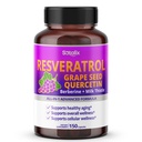 Resveratrol med Grape Seed + Quercetin Berberine + Milk Thistle Kraftfuld Anti- Aging - USA Made & Testet (150-dages levering (pakke med 1))