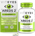 Vitøjne AREDS 2 Eye Vitaminer, Classic Macular Support, Allergen Free Kapsler, med naturlige E-vitamin, C-vitamin, zink, kobber, Lutein & Zeaxanthin, Eye Doctor Trusted, Fremstillet i USA, 60 Ct