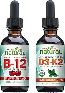 Hvorfor ikke naturlige økologiske vitamin B12 og vitamin D3 K2 flydende dråber