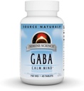 Source Naturals Serene Science GABA, for en rolig sind, 750mg - 45 tabletter