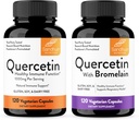 Sandhu 's Quercetin 1000mg & Quercetin med Bromelain 1000mg Per Serving Bioflavonoider Supplement Complex