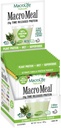 MacroLife Naturals MacroMeal Vegan Vanilla Superfood Supplement Powder Protein + Greens, Probiotika, fordøjelsesenzymer, Fiber - Energi, Detox, Immun- Non- GMO, Gluten- Free- 10 Packet Serveringer