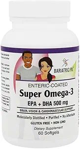 BariatricPal Super Omega-3 Softgels (60 Greve) Ingen eftersmag!