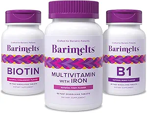 BariMelts Bariatric FeelGood Pack - Multivitamin med jern, biotin og vitamin B1