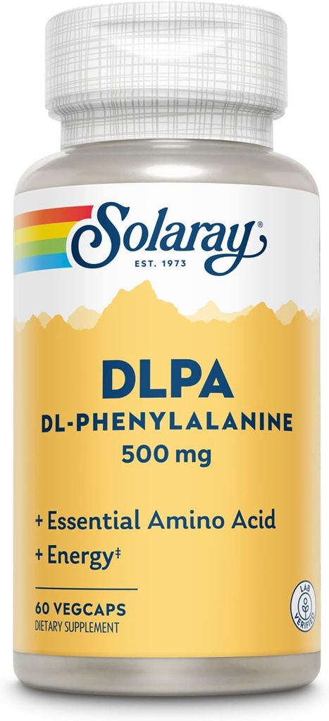 SOLARAY DL- Phenylalanin, 500mg