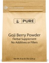 Pure Original Ingredienser Goji Berry Powder (8oz) Wolfberry, Traditional Herbal Supplement, Non- GMO