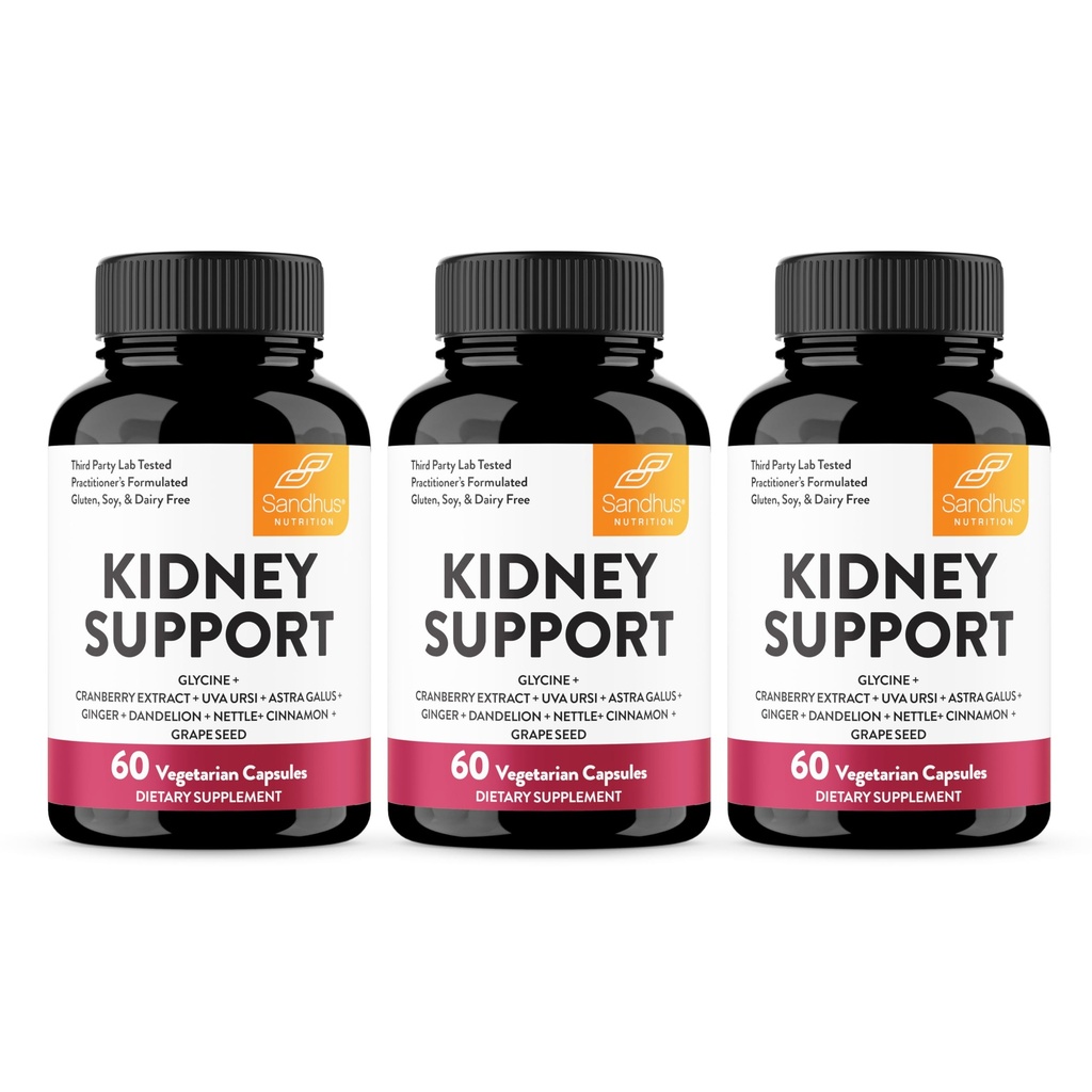 Sandhu 's Kidney Cleanse Detox & Repair Support Supplement til mænd og kvinder; med Cranberry Extract