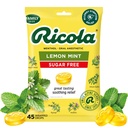 Ricola Sugar Free Lemon Mint Throat Drops, 45 Greve, Forfriskende Relief fra mindre Throat Irritations, Oral antesetic