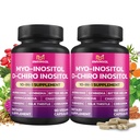 BMVINVOL 2 Pack Inositol Supplement- Myo- Inositol og D- Chiro Inositol Ideel 40: 1 Ratio - Plus Berberine, Kanel, Ashwagandha + 5 More- 60 Day Supply