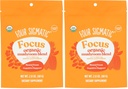 Fire Sigmatic Focus Blend 7 Superfoods Adaptogen Blend Mix med Lions Mane, Cordyceps, Rhodiola, Bacopa & Mucuna Budd124; Produktivitet & Creative Support Budd124; Decaf & Dissolves Nemt; 124; 30 Serveringer (Pack of 2)