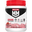 Muskelmælk Ægte protein pulver, Jordbær 'N Crème, 1,93 Pounds, 13 Servering, 32g Protein, 3g Sukker, Calcium, Vitamin A, C & D, NSF Certificeret til Sport, Energigivende Snack, Packaging May Vary