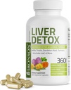 Bronson lever Detox Advanced Detox & Cleansing Formel understøtter sundhed lever funktion med mælk tidsel, Mælkebøtte, Mælkebøtte, gurkemeje, Artichoke Leaf & mere, non-GMO, 360 vegetariske kapsler