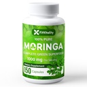 Moringa Capsules| 150 Capsules| Moringa Oleifera | Pure & Natural| Non-GMO and Gluten Free Supplement | Complete Green Superfood | Moringa Leaf Extract Powder