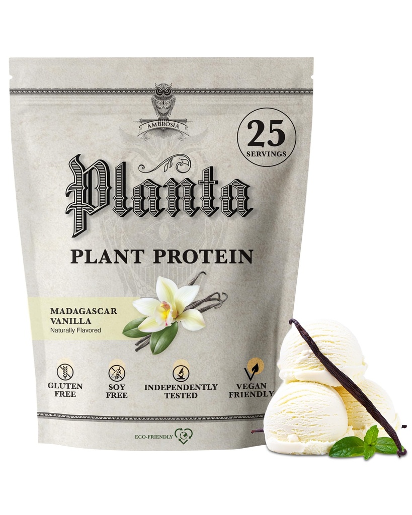 Ambrosia Planta - Premium Plant- baseret protein124; Vegan & Keto Friendly