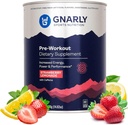 Garly Nutrition Natural Pre- Workout Powder, Jordbær Lemonade - NSF Sport Certified, Endurance & Recovery - Vegan Pre- Workout, Sport Nutrition - Jordbær Lemonade med koffein, 14.82 oz
