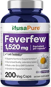 NusaPure Fevermoney 1520mg 200 Vegetar Caps (ekstrakt 4: 1, Non- GMO, Gluten Free)