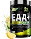 Nutrex Research EAA Hydration Mea124; EAA + BCAA Powder Measurement 124; Muscle Recovery, Strength, Muscle Building, Endurance Measures 124; 8G Essential Amino Acids + Electrolytes Measurement 124; (Packaging My Vary) 30 Serveringer (Lemon Lime)