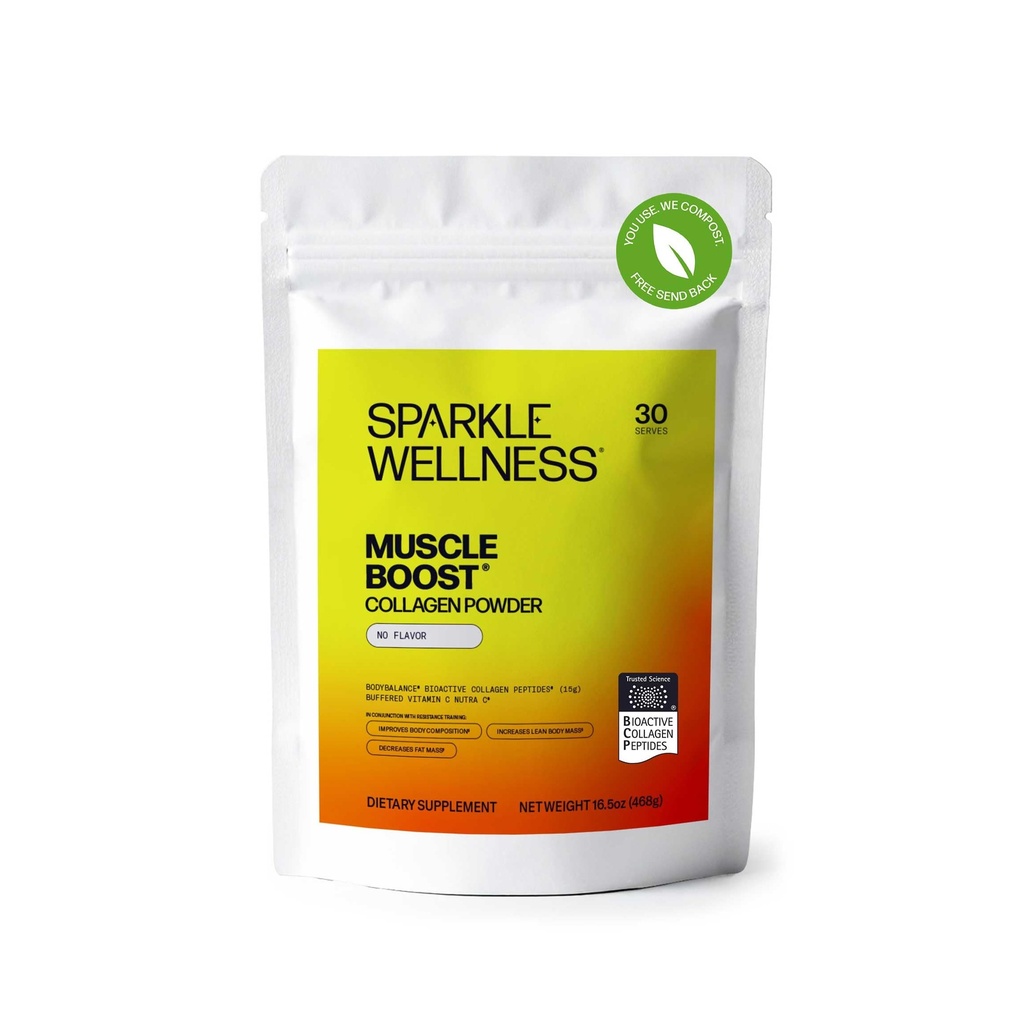 Sparkle Wellness Muscle Boost (No Flavor) [30- Serves]